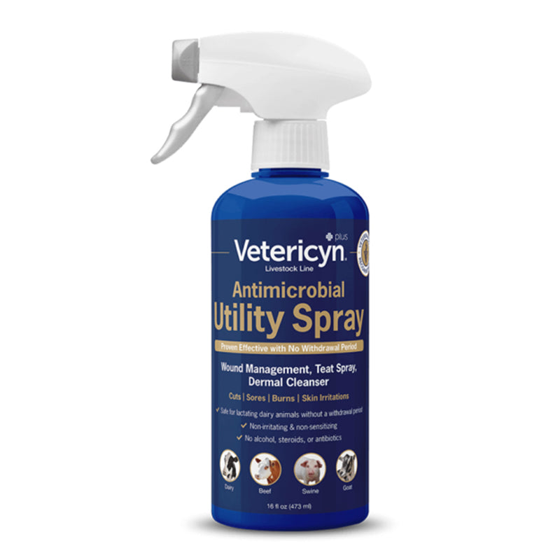 vetericyn antimicrobial utility spray 16 oz