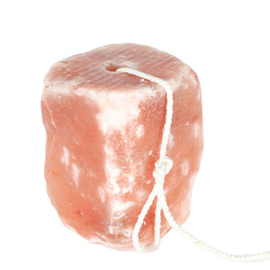 pink himalayan salt rocks