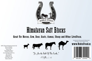 salt block licks label