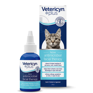 vetericyn plus feline antimicrobial facial therapy 2 oz