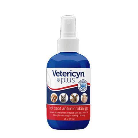 vetericyn plus hot spot antimicrobial hydrogel 3 oz